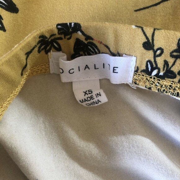 Socialite Womens Floral Mini Skater Strappy Dress Size XS NWOT - Picture 6 of 12